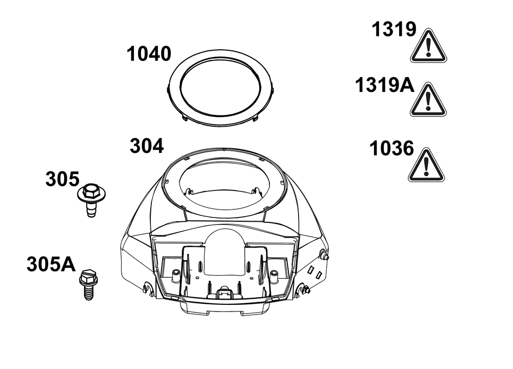 Blower Housing Group Diagram and Parts List for 44U877-0044-G1 400000 - 699999 Briggs and Stratton Engine